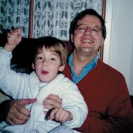Dad and Fred 12-24-86 Dad and Fred 12-24-86