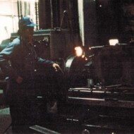 Here I am at one of the small Varnsdorf mills. Dad at Allied Engineering