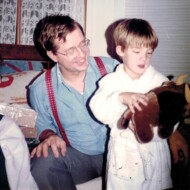 Fred and Dad 12-25-86 Fred and Dad 12-25-86