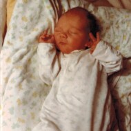 Fred's first day at home. At that time we lived at 1143 McKinley Avenue in Oakland. Fred first day home 8-25-82