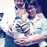 Fred w Mom and Dad Aug 1986 Fred w Mom and Dad Aug 1986