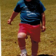 Fred working on his soccer moves June 17 1984 Fred working on his soccer moves June 17 1984