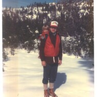 Dad and fred in the snow at Tahoe Nov 84 Dad and fred in the snow at Tahoe Nov 84